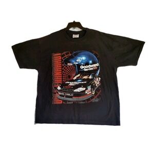 Vintage Dale Earnhardt NASCAR T-Shirt Black #3 Goodwrench Service 2000 Size XL